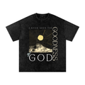 I HAVE SEEN THE GOODNESS OF GOD-Snow Washed Oversized Cotton T-Shirt