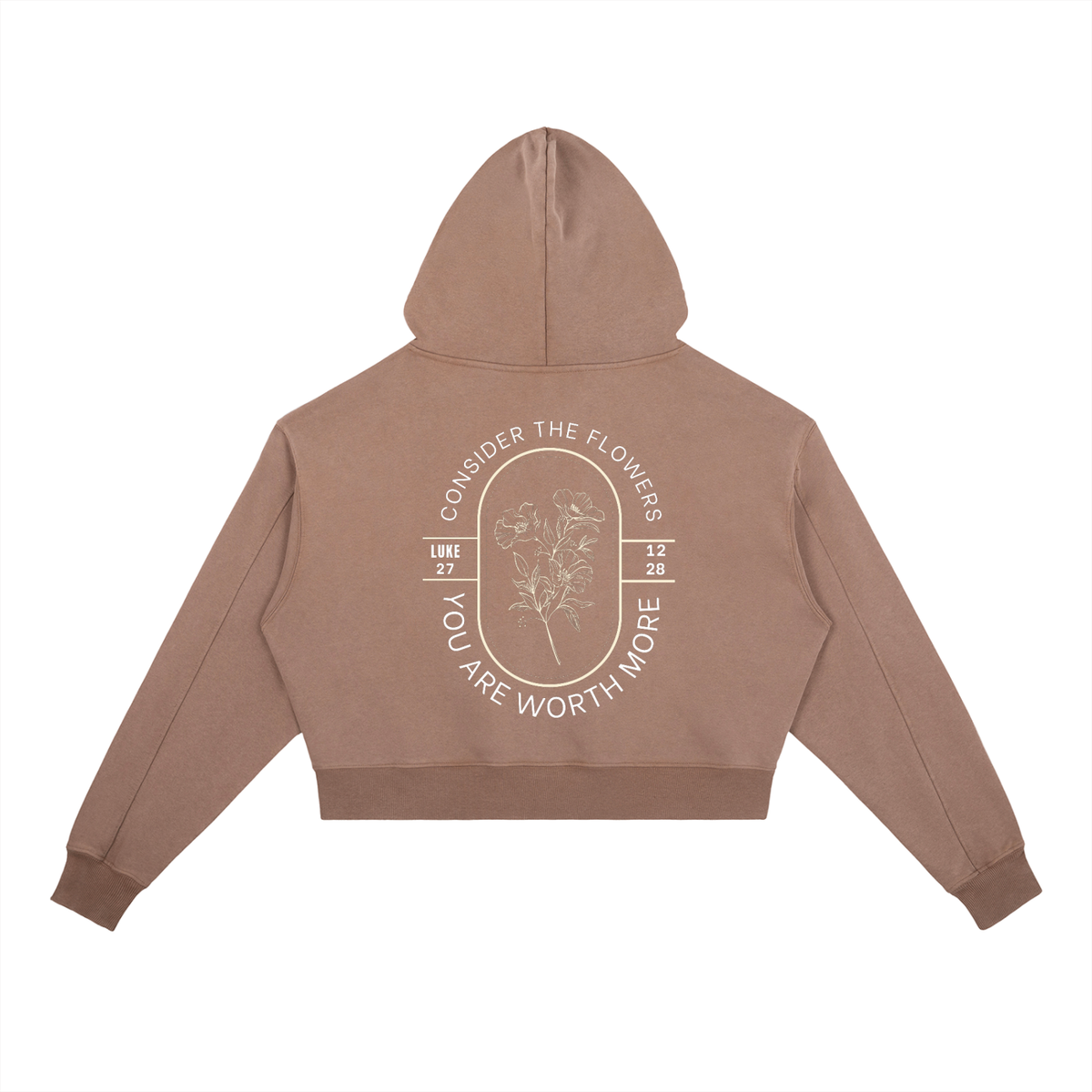 YOU ARE WORTH MORE-Vintage Washed Heavyweight Hoodie
