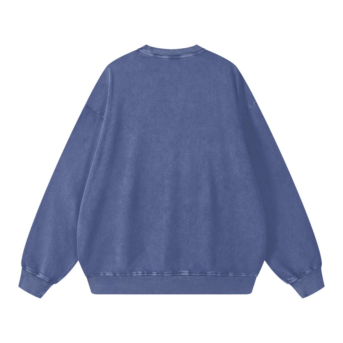 MORE THAN THE BIRDS-Snow Washed Oversized Sweatshirt