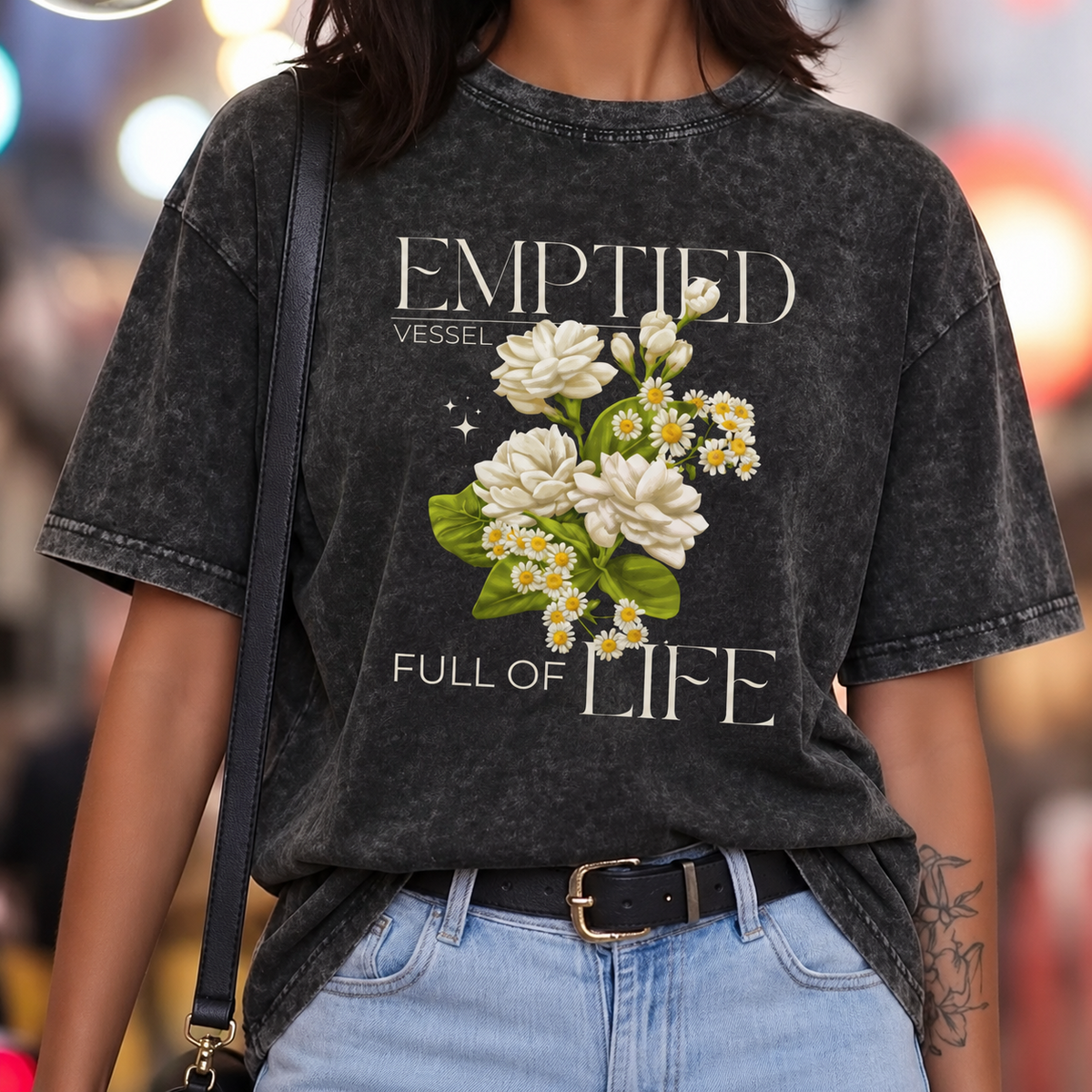 Vintage Wash Drop Shoulder T-shirt